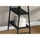 Computer Desk, Home Office, Laptop, Storage Shelves, 48L, Work, Black Laminate - Monarch