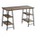 Computer Desk, Home Office, Laptop, Storage Shelves, 48L, Work, Brown Laminate - Monarch