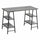 Computer Desk, Home Office, Laptop, Storage Shelves, 48L, Work, Grey Laminate - Monarch