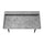 Computer Desk, Home Office, Laptop, Storage Shelves, 48L - Monarch