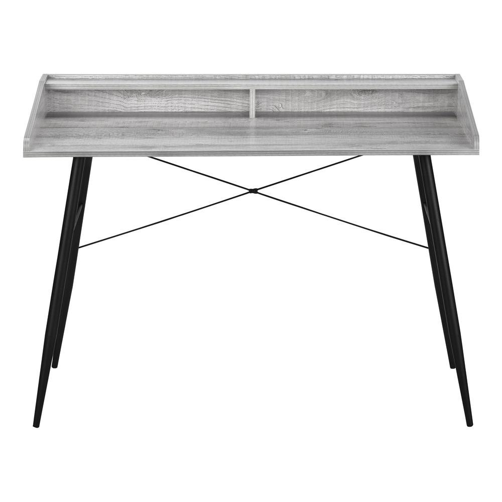 Computer Desk, Home Office, Laptop, Storage Shelves, 48L - Monarch
