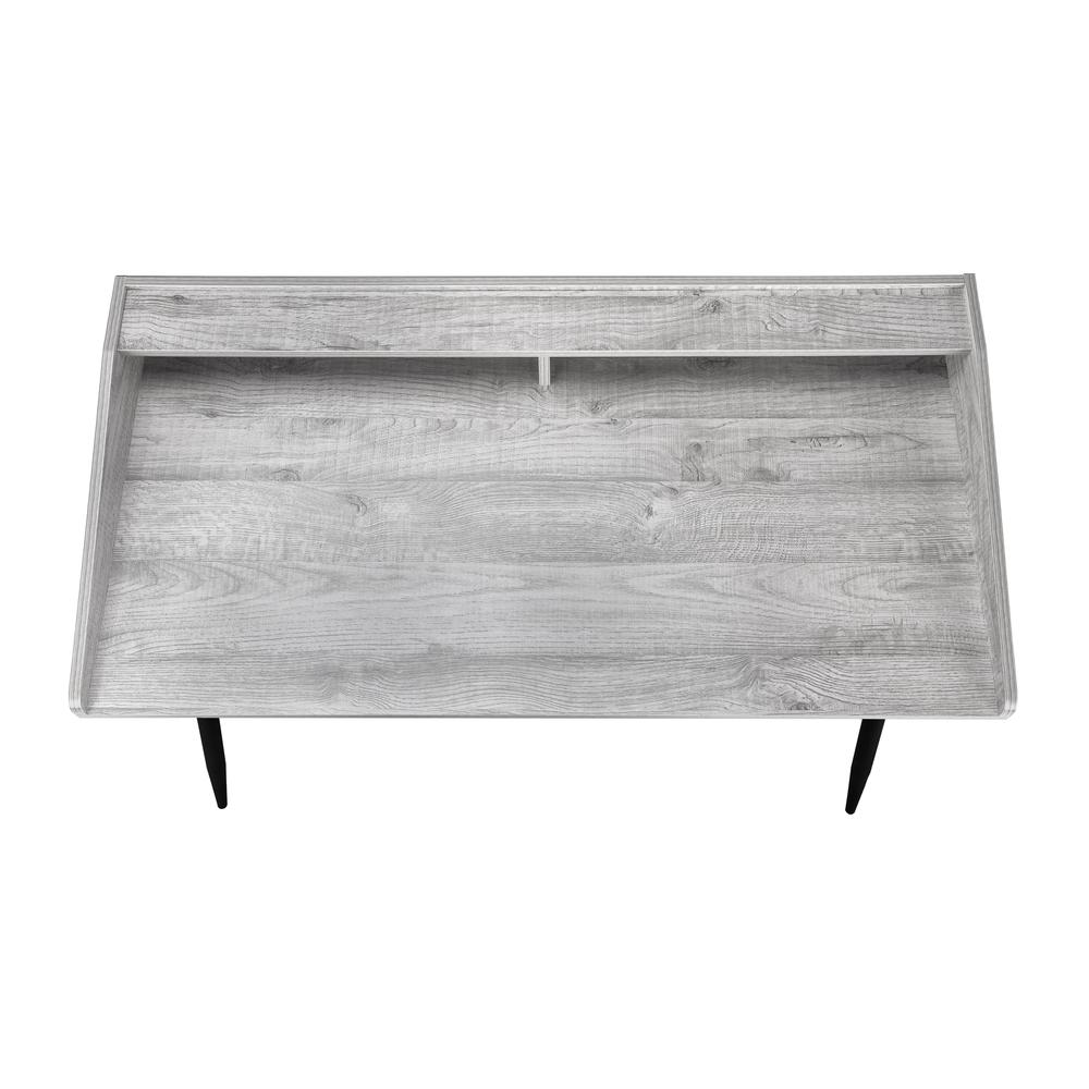 Computer Desk, Home Office, Laptop, Storage Shelves, 48L - Monarch