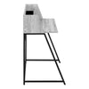 Computer Desk, Home Office, Laptop, Storage Shelves, 48L - Monarch