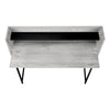 Computer Desk, Home Office, Laptop, Storage Shelves, 48L - Monarch
