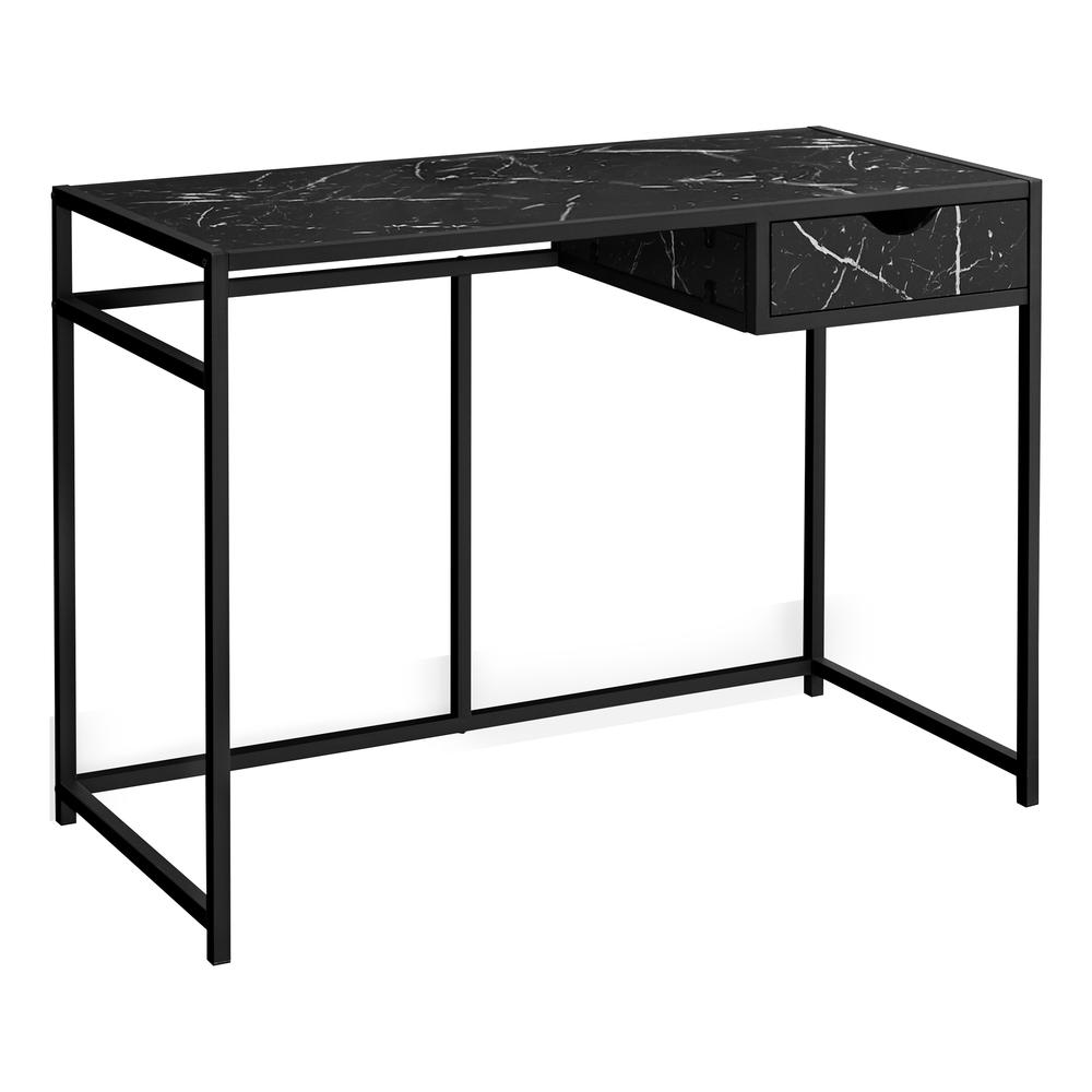 Computer Desk, Home Office, Laptop, Storage Drawer, 42L - Monarch
