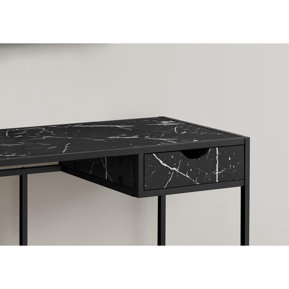 Computer Desk, Home Office, Laptop, Storage Drawer, 42L - Monarch