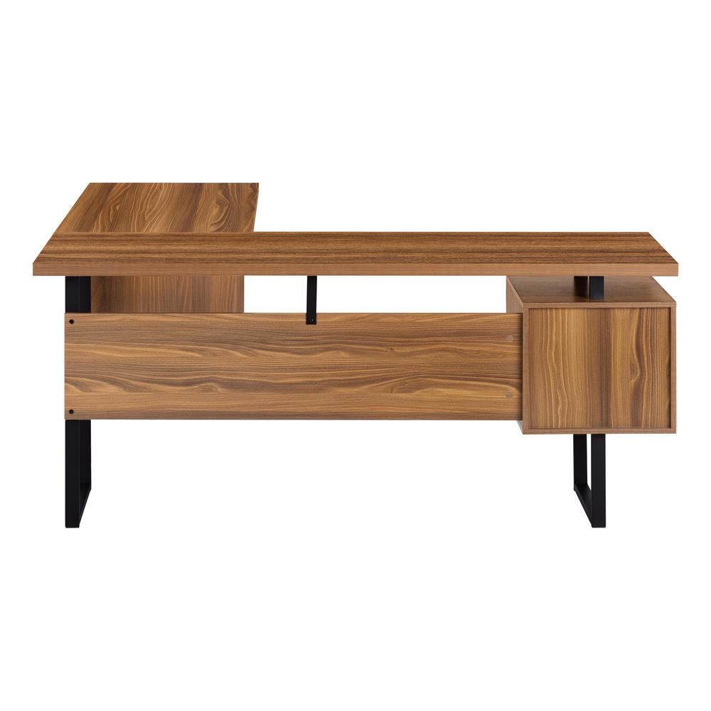 Computer Desk, Home Office, Corner, Left, Right Set-up, Storage Drawers, 70L - Monarch