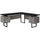 Computer Desk, Home Office, Corner, Left, Right Set-up, Storage Drawers, 70L, L - Monarch