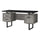 Computer Desk, Home Office, Laptop, Left, Right Set-up, Storage Drawers, 60L - Monarch