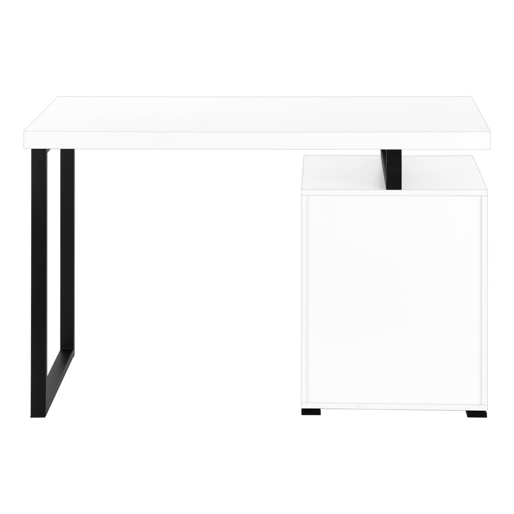 Computer Desk, Home Office, Laptop, Left, Right Set-up, Storage Drawers, 48L - Monarch