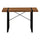Computer Desk, Home Office, Laptop, 48L, Work, Walnut Laminate, Black - Monarch
