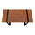 Computer Desk, Home Office, Laptop, 48L, Work, Brown Laminate, Black - Monarch