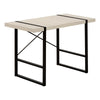 Computer Desk, Home Office, Laptop, 48L, Work, Beige Laminate, Black - Monarch