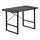 Computer Desk, Home Office, Laptop, 48L, Work, Grey Laminate, Black - Monarch