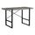 Computer Desk, Home Office, Laptop, 48L, Work, Grey Laminate, Black - Monarch