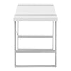 Computer Desk, Home Office, Laptop, 48L, Work, White Laminate, Grey - Monarch