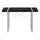 Computer Desk, Home Office, Laptop, 48L, Work, Black Laminate, Grey - Monarch