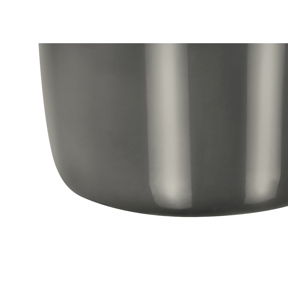 25''H, Table Lamp, Dark Grey Ceramic, Ivory / Cream Shade, Contemporary, Modern - Monarch