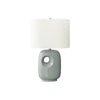 26''H, Table Lamp, Green Ceramic, Ivory / Cream Shade, Contemporary, Modern - Monarch