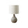 Lighting, 17''H, Table Lamp, Grey Ceramic, Ivory / Cream Shade, Contemporary - Monarch