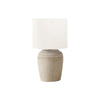 Lighting, 17''H, Table Lamp, Beige Ceramic, Ivory / Cream Shade, Contemporary - Monarch