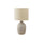 Lighting, Table Lamp, 18''H, Beige Ceramic, Beige Shade, Contemporary - Monarch