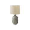 Lighting, Table Lamp, 18''H, Green Ceramic, Beige Shade, Contemporary, Modern - Monarch