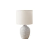 17''H, Table Lamp, Ivory Ceramic, Ivory / Cream Shade, Contemporary, Modern - Monarch