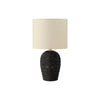 Lighting, 17''H, Table Lamp, Black Rattan, Beige Shade, Transitional - Monarch