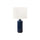 23''H, Table Lamp, Blue Ceramic, Ivory / Cream Shade, Contemporary, Modern - Monarch