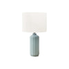 23''H, Table Lamp, Ivory / Cream Shade, Green Ceramic, Contemporary, Modern - Monarch