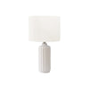 23''H, Table Lamp, Cream Ceramic, Ivory / Cream Shade, Contemporary, Modern - Monarch