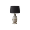 Lighting, 25''H, Table Lamp, Grey Resin, Black Shade, Contemporary, Modern - Monarch