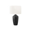 25''H, Table Lamp, Black Concrete, Ivory / Cream Shade, Contemporary, Modern - Monarch