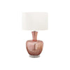 26''H, Table Lamp, Dusty Rose Glass, Ivory / Cream Shade, Contemporary, Modern - Monarch