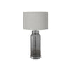 Lighting, 28''H, Table Lamp, Grey Glass, Grey Shade, Contemporary, Modern - Monarch