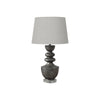 Lighting, 28''H, Table Lamp, Grey Resin, Grey Shade, Transitional - Monarch