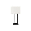 Lighting, Table Lamp, Usb Port Included, 28''H, Black Metal, Ivory / Cream Shade - Monarch
