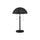 Lighting, 20''H, Table Lamp, Black Metal, Contemporary - Monarch