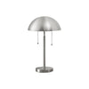 Lighting, 20''H, Table Lamp, Silver Metal, Contemporary, Modern - Monarch