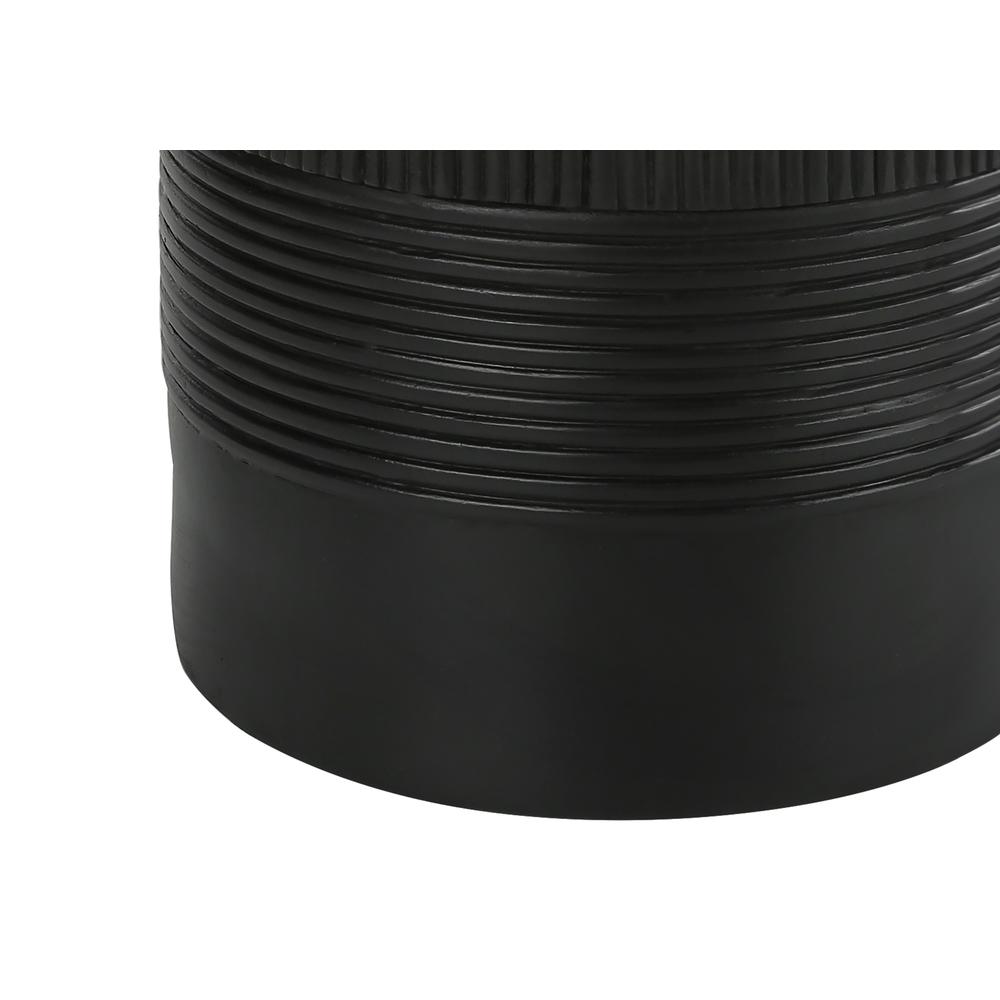 Lighting, 24''H, Table Lamp, Black Resin, Ivory / Cream Shade, Contemporary - Monarch