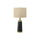 Lighting, 28''H, Table Lamp, Black Metal, Beige Shade, Contemporary - Monarch