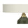 =''Lighting, 26''''H, Table Lamp, Green Ceramic, Ivory / Cream Shade, Contemporary - Monarch