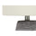 Lighting, 19''H, Table Lamp, Grey Ceramic, Ivory / Cream Shade, Contemporary - Monarch