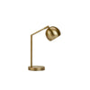 Lighting, 19''H, Table Lamp, Gold Metal, Gold Shade, Contemporary - Monarch