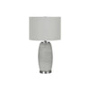 Lighting, 25''H, Table Lamp, Grey Ceramic, Grey Shade, Modern - Monarch