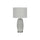 Lighting, 25''H, Table Lamp, Grey Ceramic, Grey Shade, Modern - Monarch