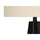 Lighting, 27''H, Table Lamp, Black Resin, Beige Shade, Modern - Monarch