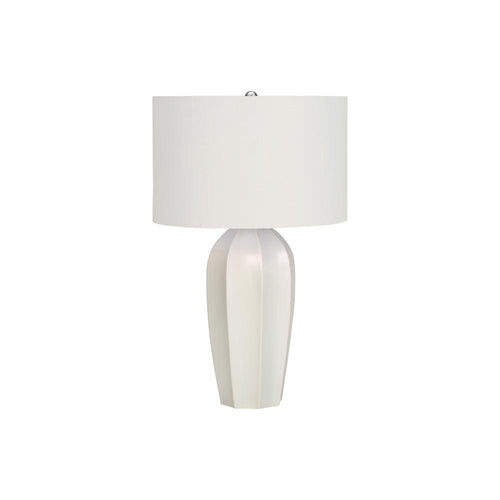 Lighting, 27''H, Table Lamp, Cream Ceramic, Ivory / Cream Shade, Modern - Monarch