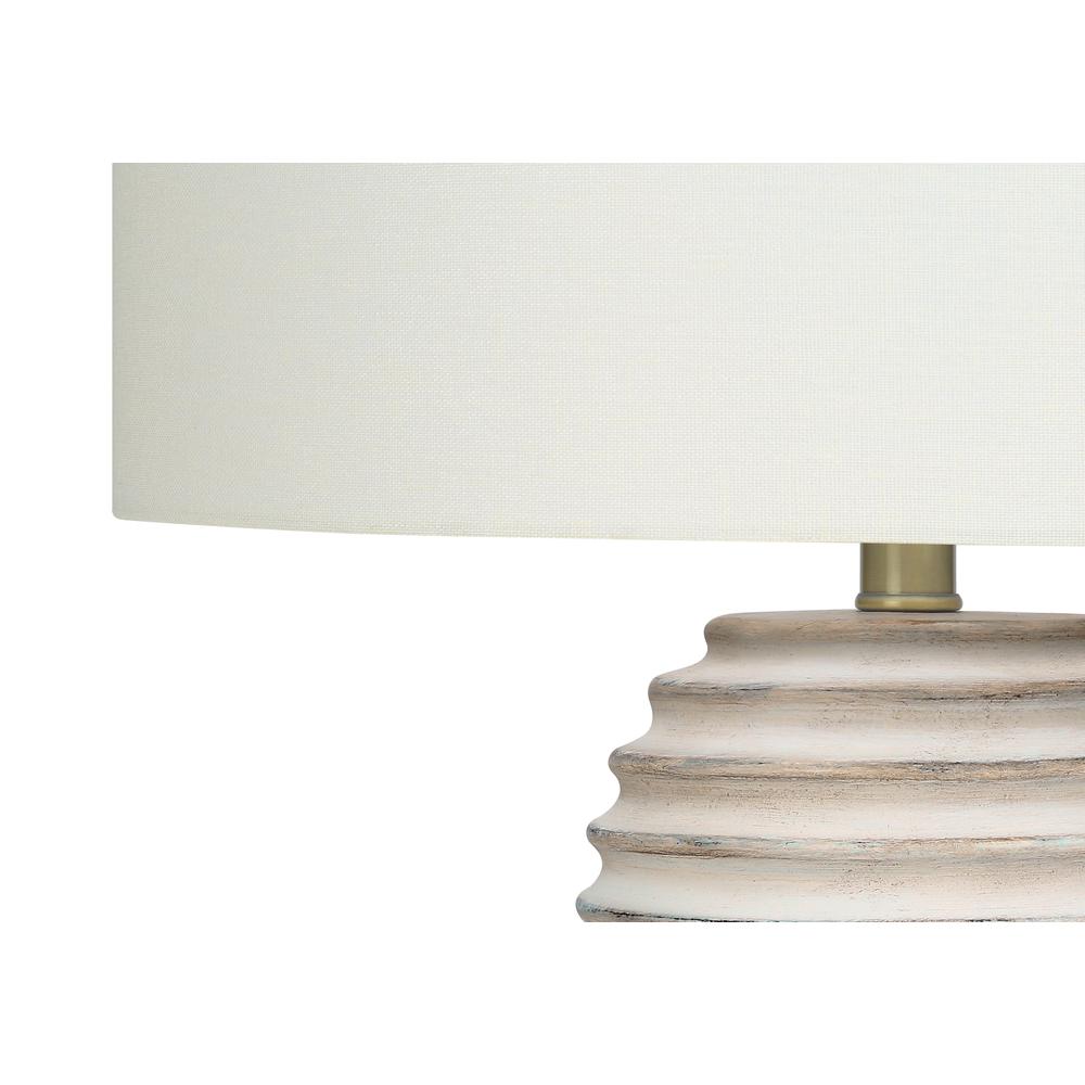 Lighting, 28''H, Table Lamp, Cream Resin, Ivory / Cream Shade, Transitional - Monarch